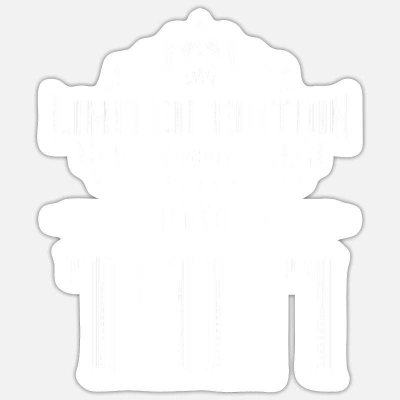Édition limitée 1961 - Sticker taille S (10 x 10 cm) - blanc mat