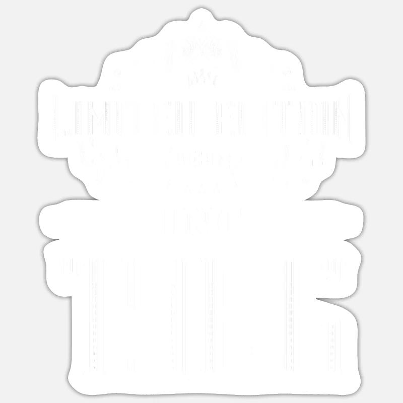Édition limitée 1966 - Sticker taille S (10 x 10 cm) - blanc mat