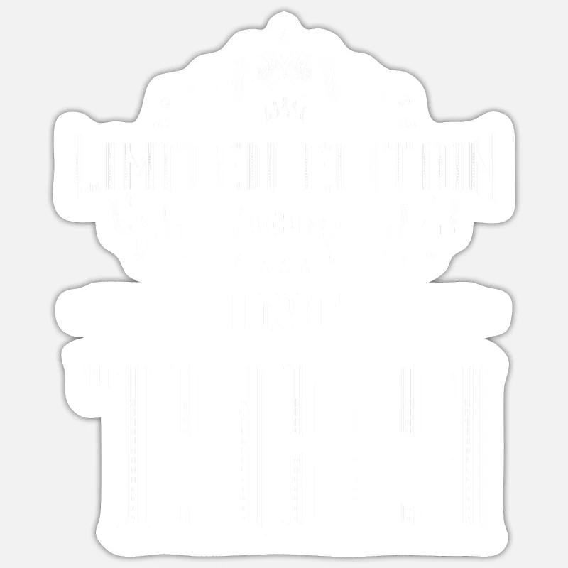Édition limitée 1989 - Sticker taille S (10 x 10 cm) - blanc mat