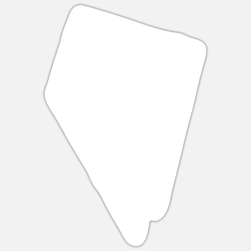 Nevada - Sticker Größe S (10 x 10 cm) - Mattweiß