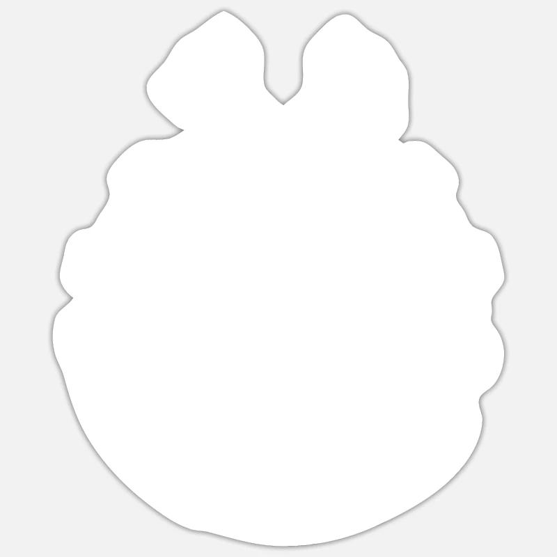 VEB - Rétro - RDA - Ostalgie - Sticker taille S (10 x 10 cm) - blanc mat