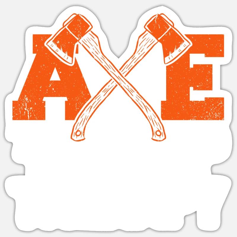 Axe Throwing Better Than Therapy Sticker size S (10 x 10 cm)