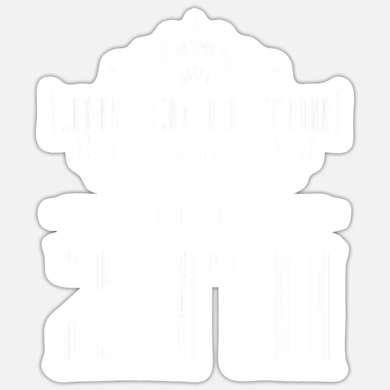 Édition limitée 2010 - Sticker taille S (10 x 10 cm) - blanc mat