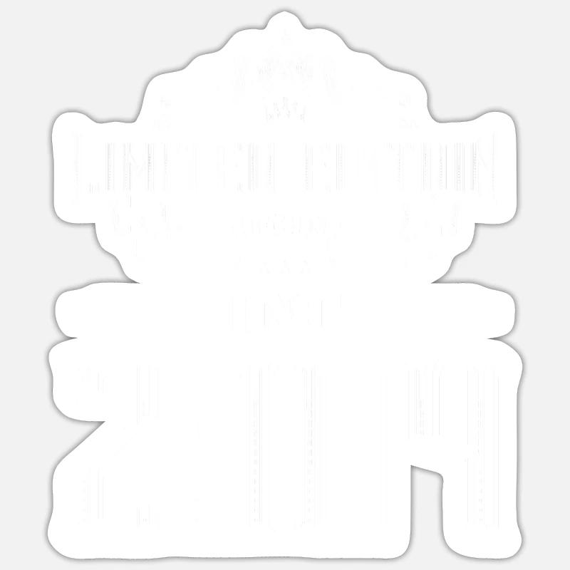 2004 limited edition - Sticker size S (10 x 10 cm) - white matte