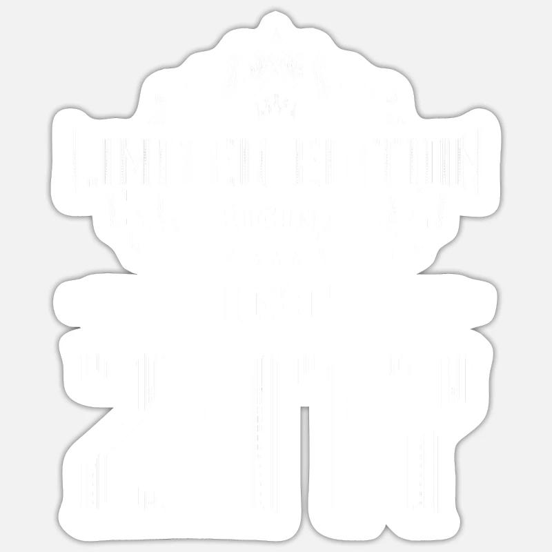 Édition limitée 2017 - Sticker taille S (10 x 10 cm) - blanc mat
