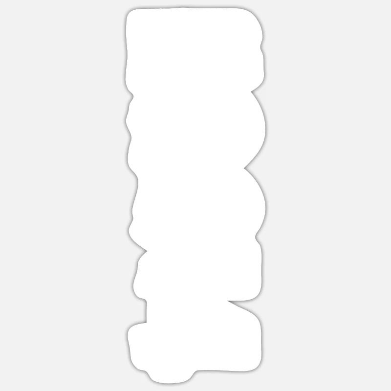 Édition limitée 2014 - Sticker taille S (10 x 10 cm) - blanc mat