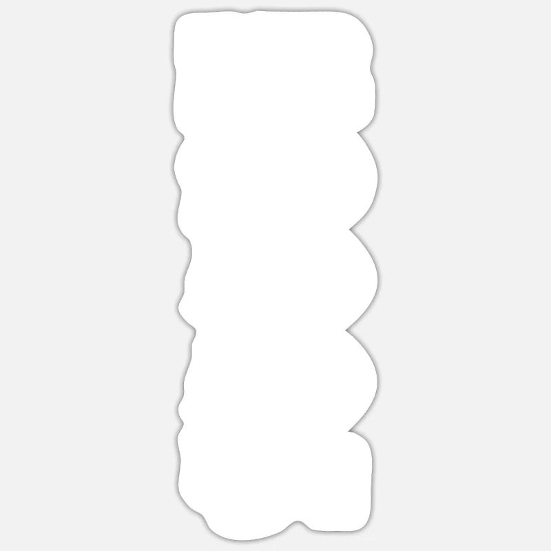 Édition limitée 2005 - Sticker taille S (10 x 10 cm) - blanc mat