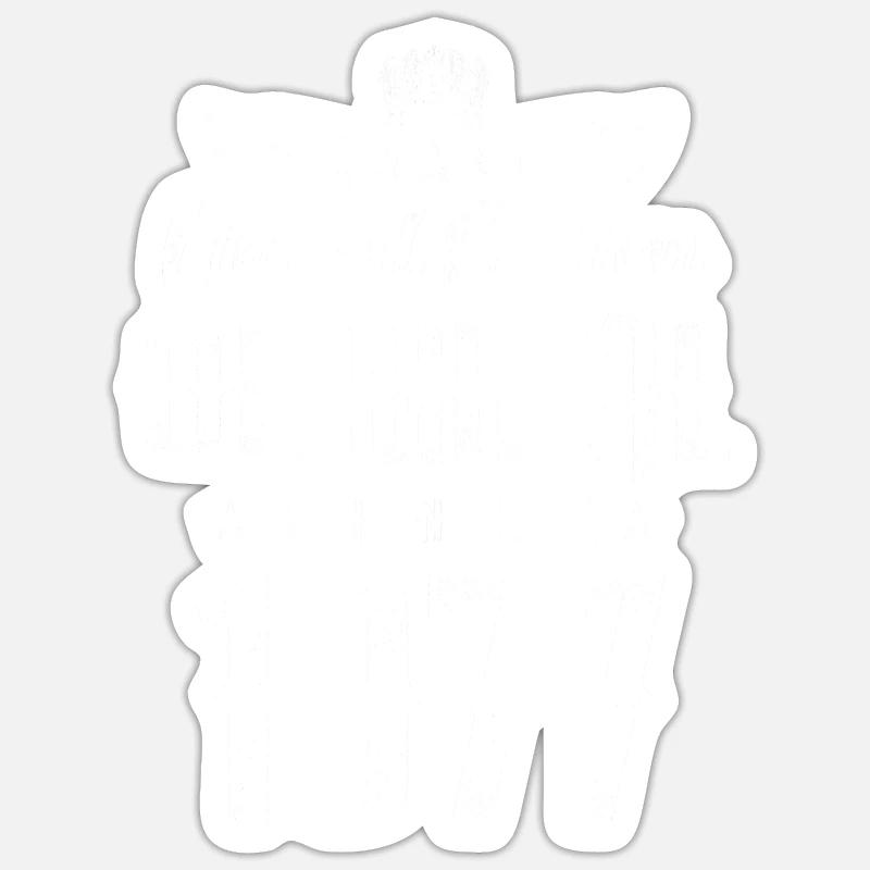 Édition limitée 1977 - Sticker taille S (10 x 10 cm) - blanc mat