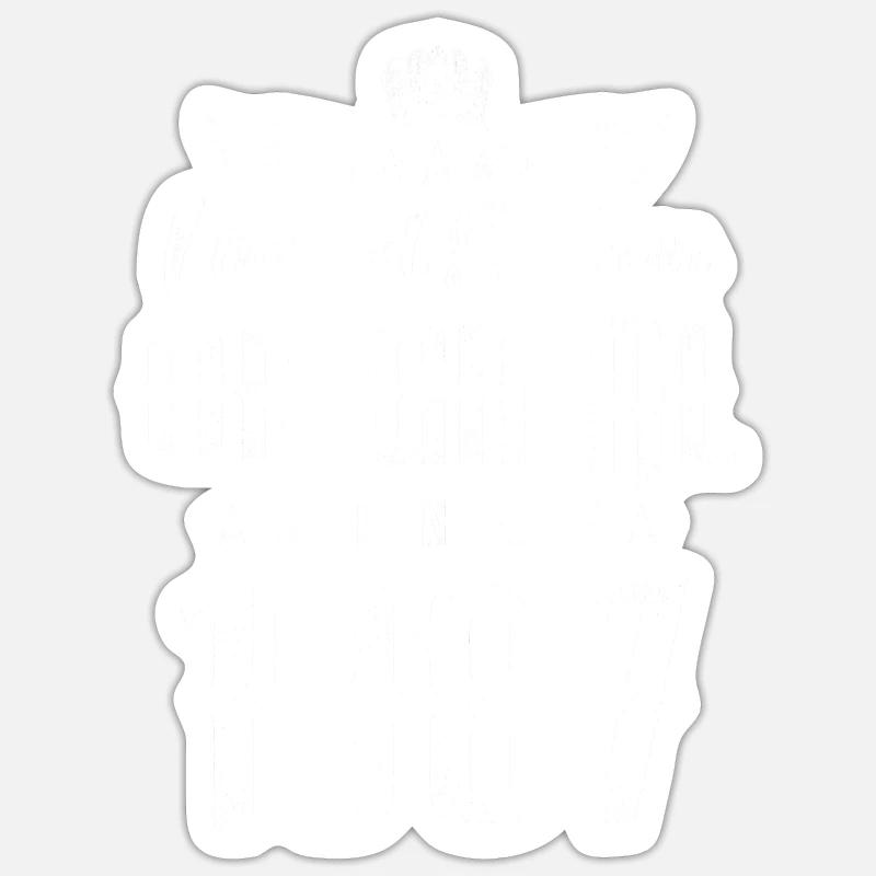 Édition limitée 1987 - Sticker taille S (10 x 10 cm) - blanc mat
