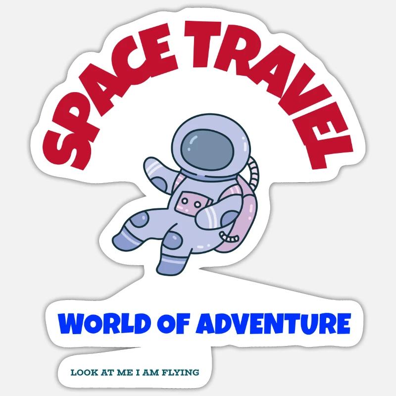 Space Sticker Größe S (10 x 10 cm)