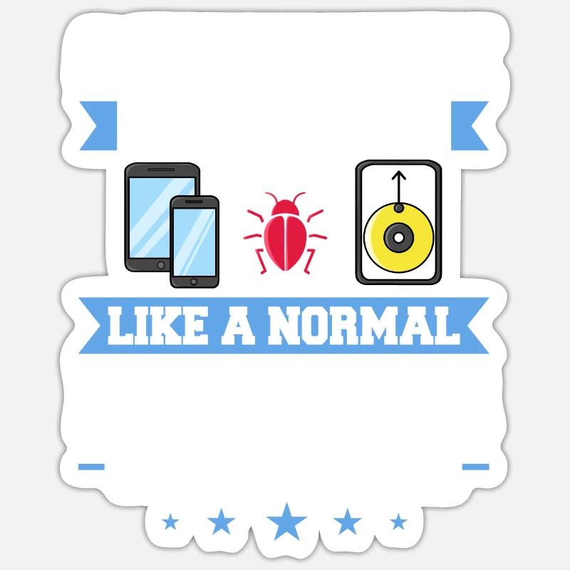 Software Engineering Softwaretechnik Ingenieur Sticker Größe S (10 x 10 cm)