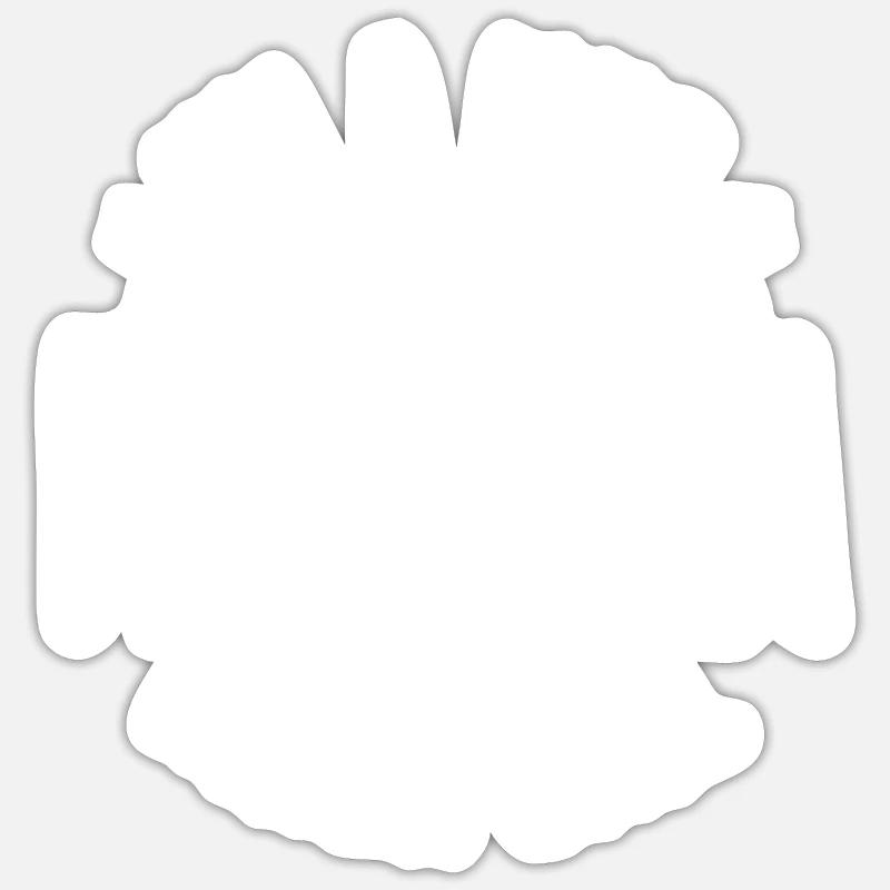 Ich bin ein Schlamm- und Mascara-Mädchen - Kosmetik Sticker Größe S (10 x 10 cm)