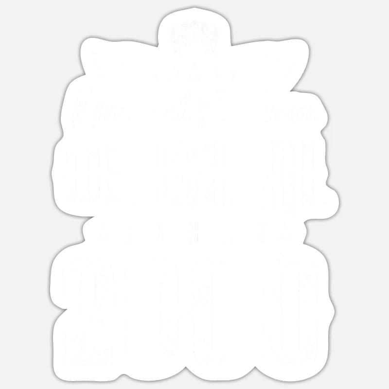 2000 limited edition - Sticker Größe S (10 x 10 cm) - Mattweiß