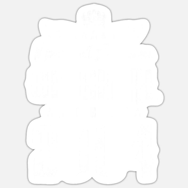 Édition limitée 2004 - Sticker taille S (10 x 10 cm) - blanc mat