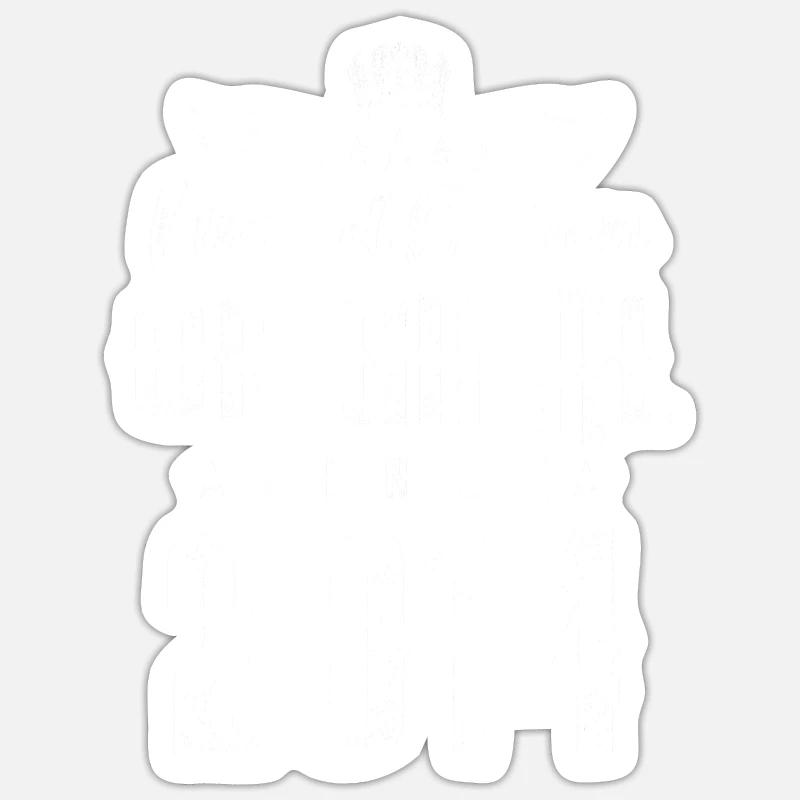Édition limitée 2014 - Sticker taille S (10 x 10 cm) - blanc mat