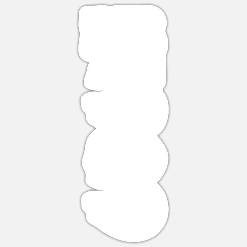 Édition limitée 1989 - Sticker taille S (10 x 10 cm) - blanc mat