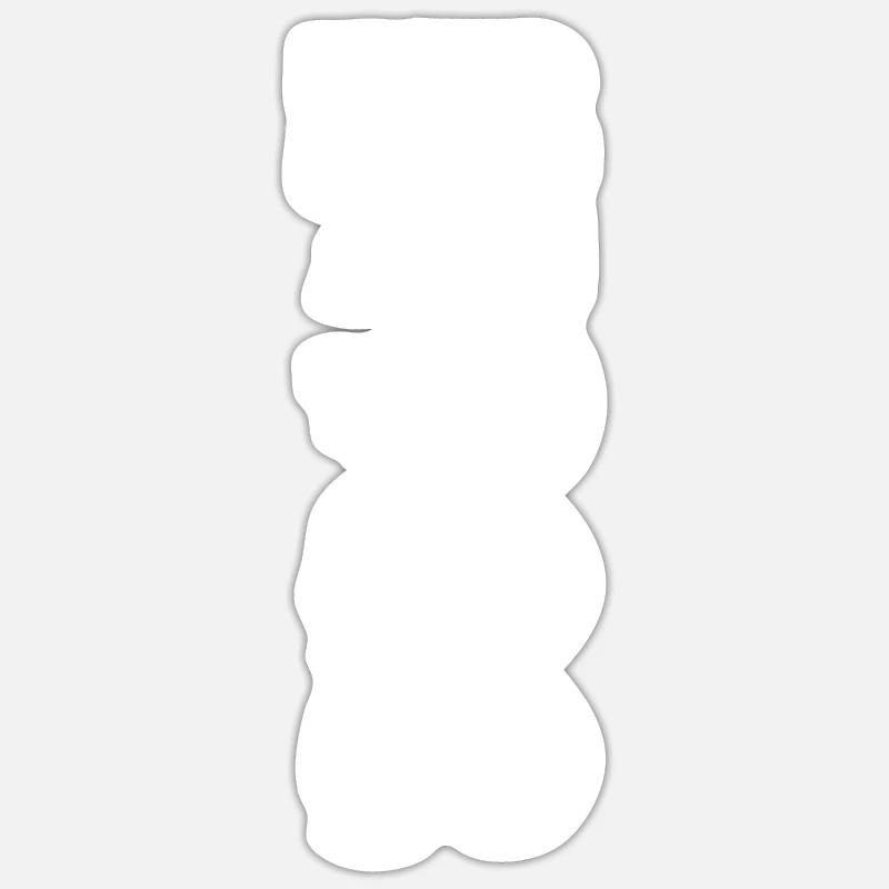 Édition limitée 1988 - Sticker taille S (10 x 10 cm) - blanc mat