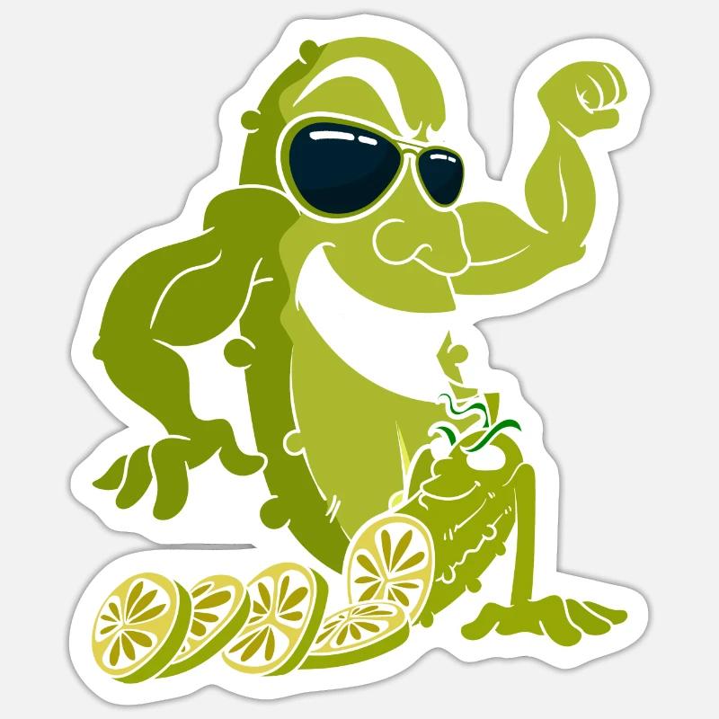 Cucumber Sticker size S (10 x 10 cm)