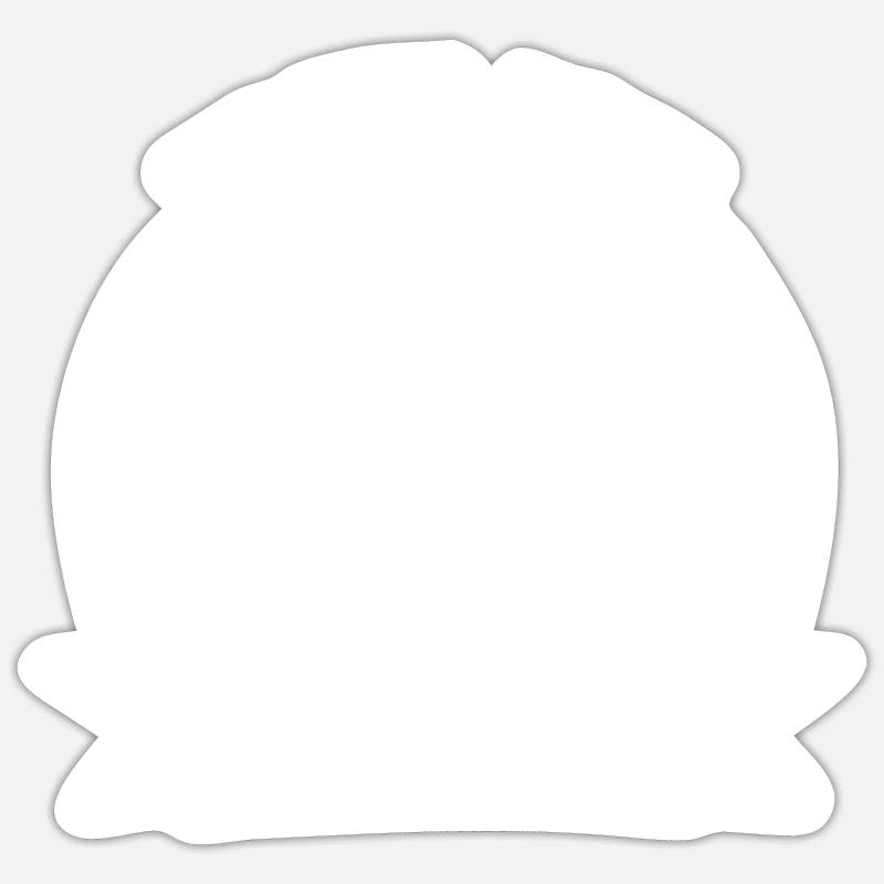 Endlich im Ruhestand Rentner - Sticker Größe S (10 x 10 cm) - Mattweiß
