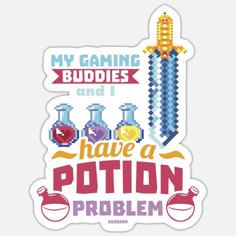 Game Nerd Game Console Gaming Play Gamepad Sticker taille S (10 x 10 cm)