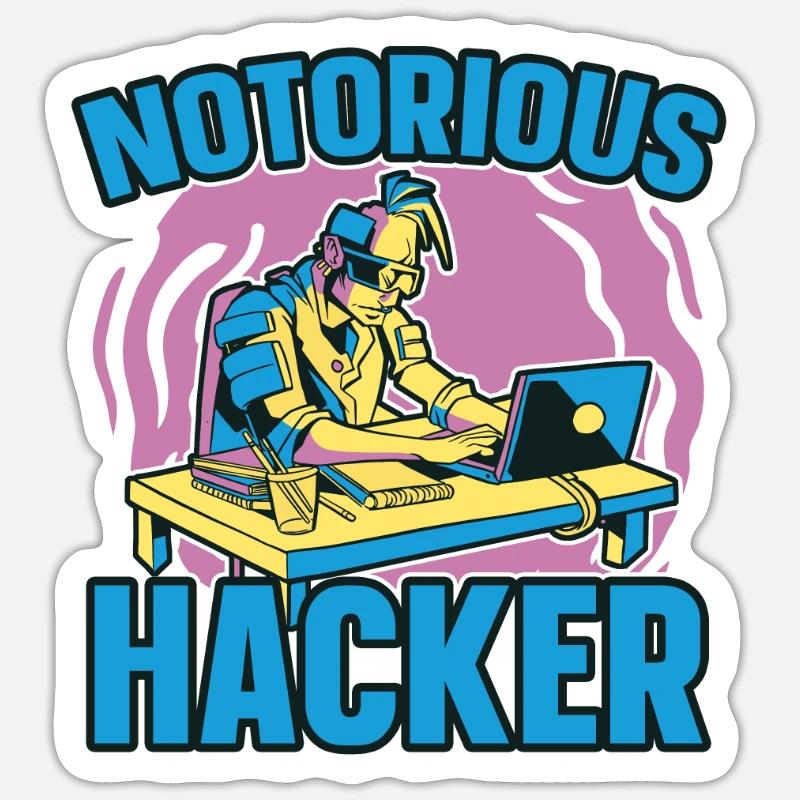 Programmer Coder Software Developer - Sticker size S (10 x 10 cm) - white matte