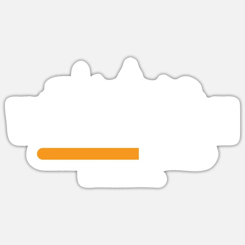 Washington-skyline - Sticker Größe S (10 x 10 cm) - Mattweiß