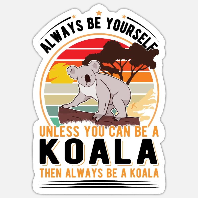 Koala Koala Bear Sticker size S (10 x 10 cm)