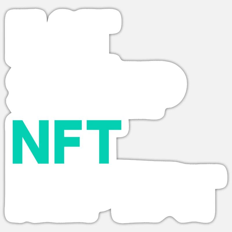 Crypto Art May Start Talking About NFT Sticker Größe S (10 x 10 cm)