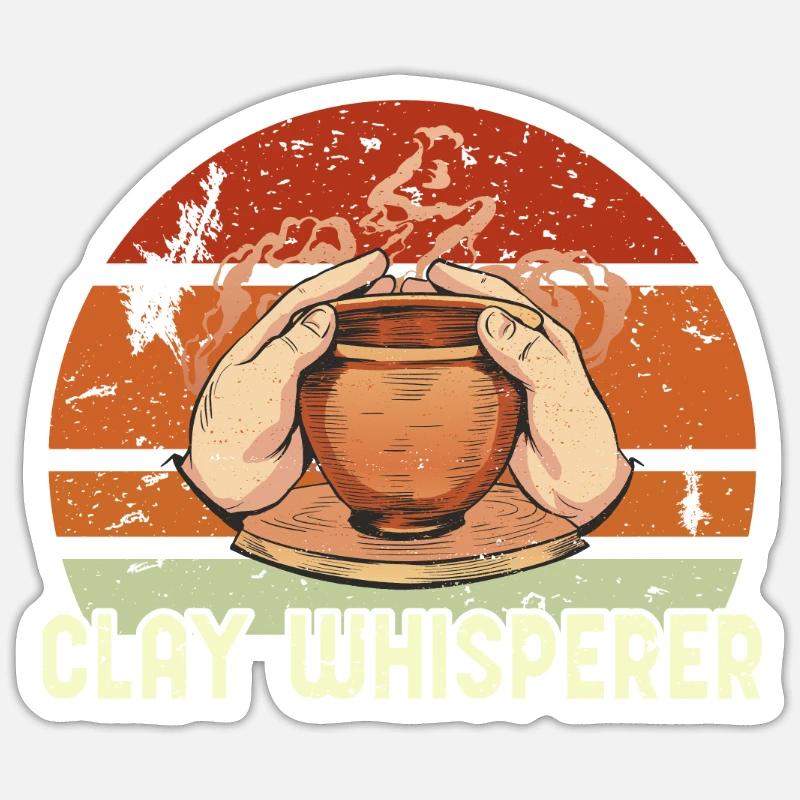 Pottery Ceramic Pottery Pottery Pottery Sticker size S (10 x 10 cm)