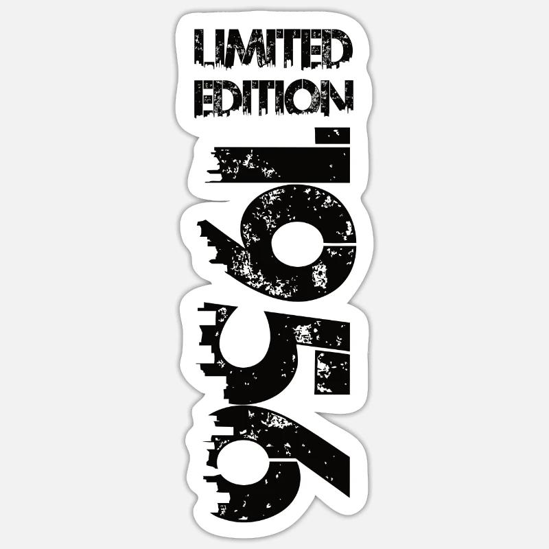 Édition limitée 1956 - Sticker taille S (10 x 10 cm) - blanc mat