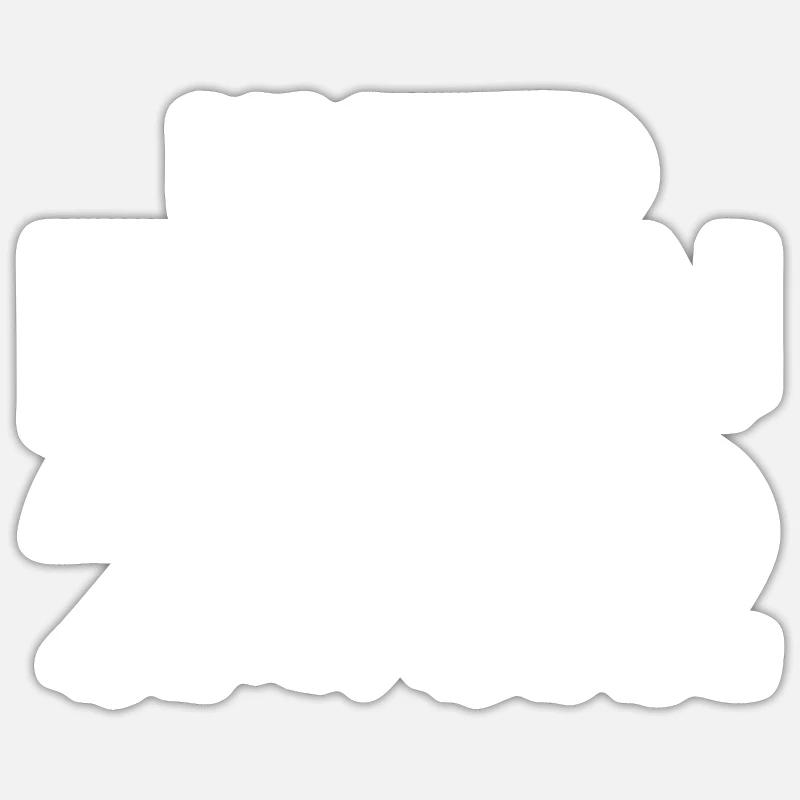 Édition limitée 2022 - Sticker taille S (10 x 10 cm) - blanc mat