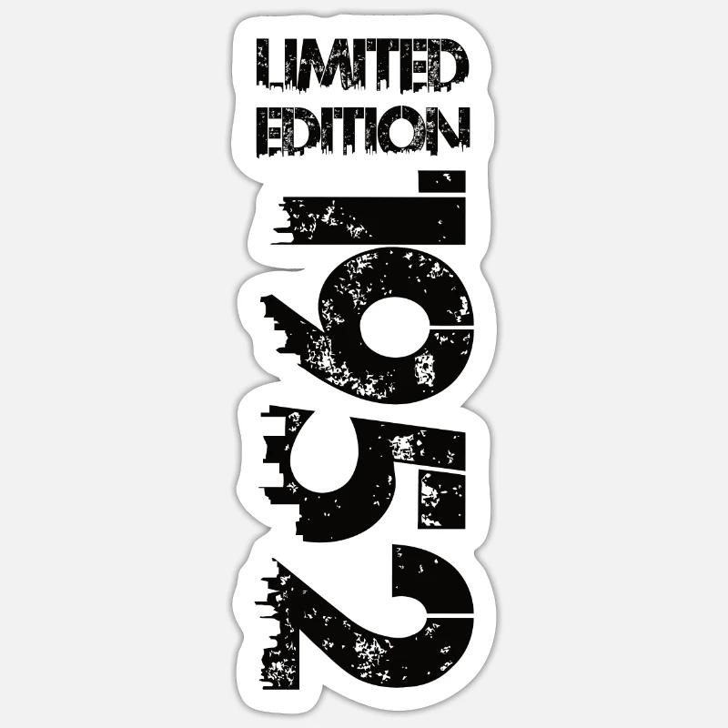 Édition limitée 1952 - Sticker taille S (10 x 10 cm) - blanc mat