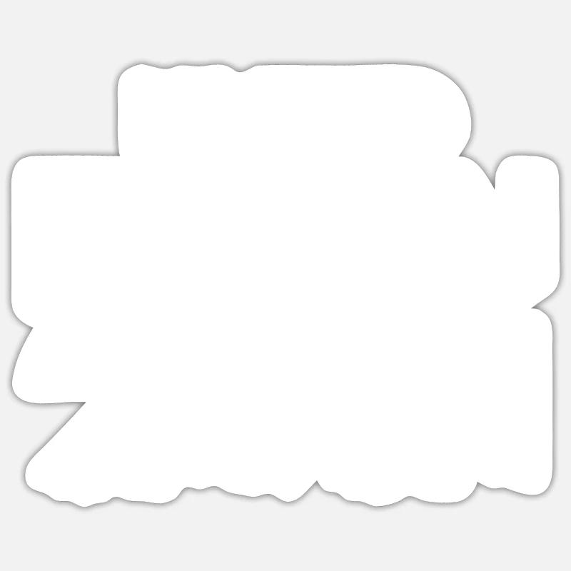 Édition limitée 2021 - Sticker taille S (10 x 10 cm) - blanc mat