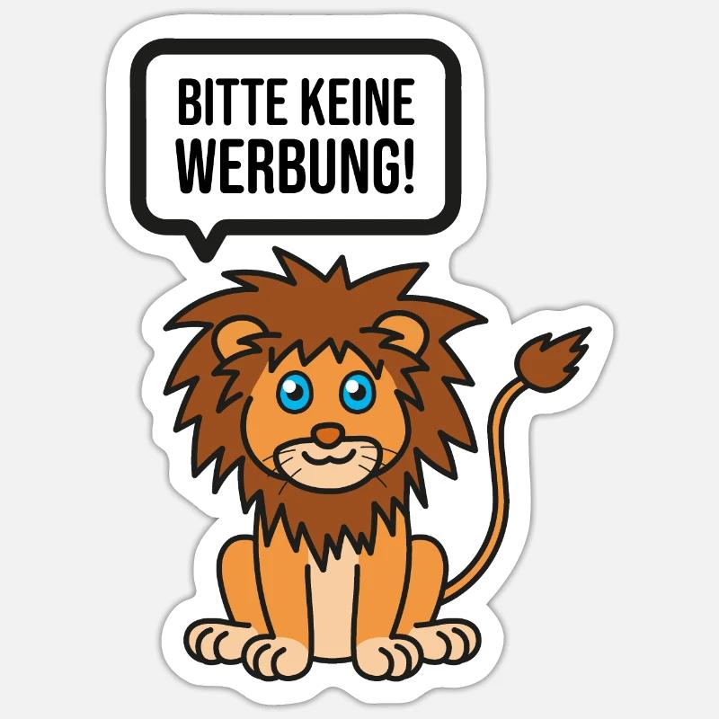 Bitte Keine Werbung Zeitungen Einwerfen - Sticker Größe S (10 x 10 cm) - Mattweiß