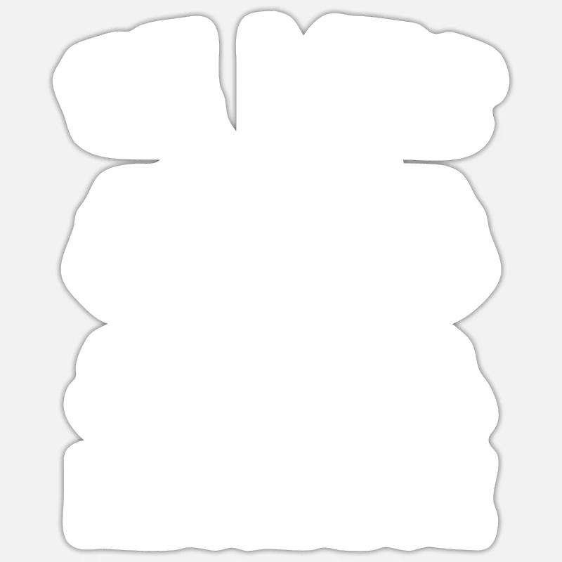 Ce mec est un super retraité - Sticker taille S (10 x 10 cm) - blanc mat