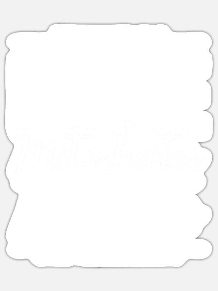 Home Office Mitarbeiter des Monats Outfit - Sticker Größe S (10 x 10 cm) - Mattweiß