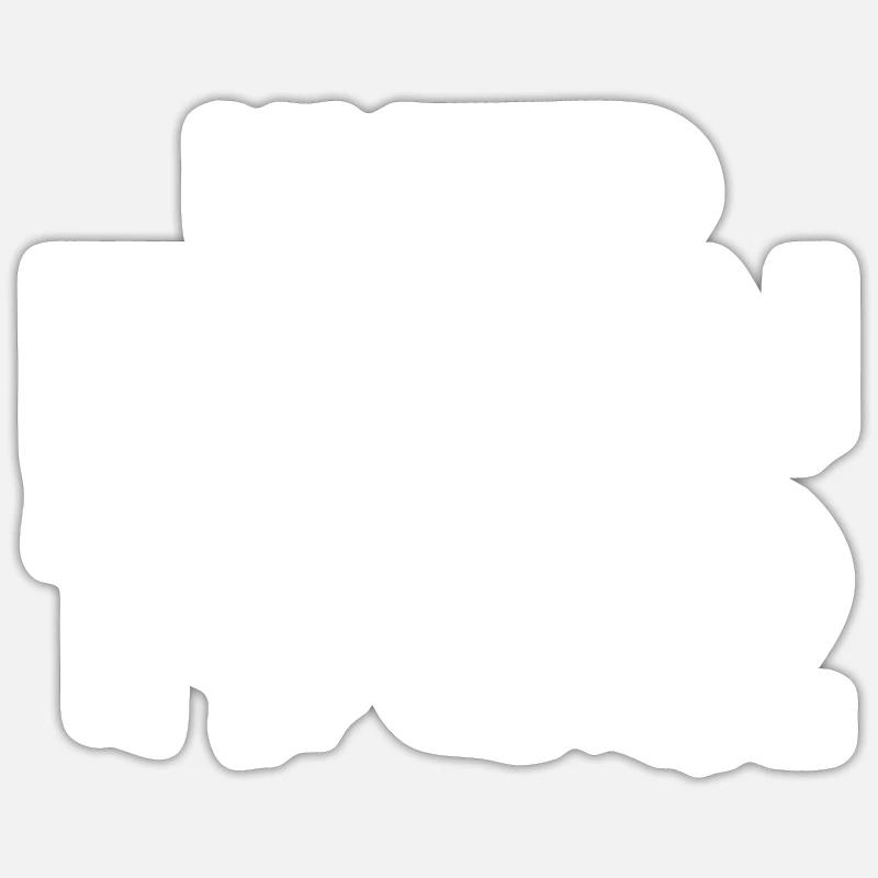 Édition limitée 1982 - Sticker taille S (10 x 10 cm) - blanc mat