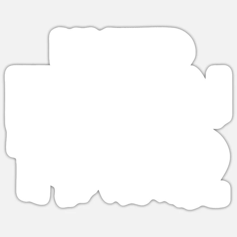 Édition limitée 1962 - Sticker taille S (10 x 10 cm) - blanc mat