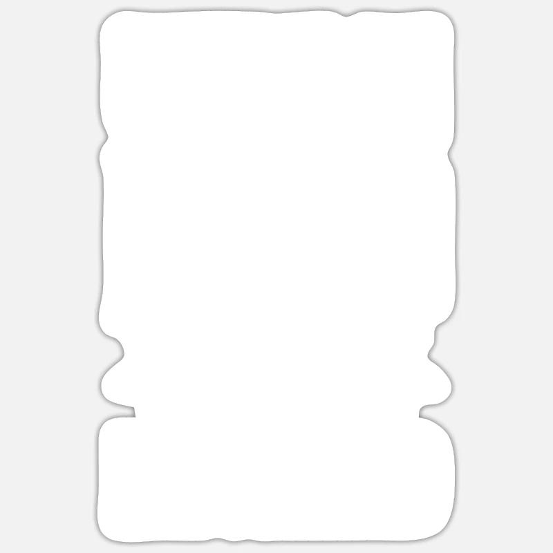 Utah - Sticker taille S (10 x 10 cm) - blanc mat