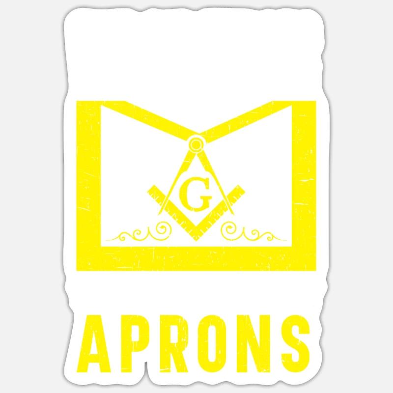 Franc-maçon Fraternel Franc-maçonnerie Square Compass Sticker taille S (10 x 10 cm)