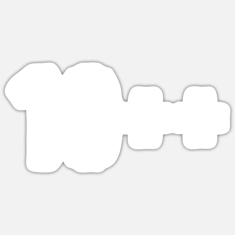 19++ Programmierer Softwareingenieur Coder 20. - Sticker Größe S (10 x 10 cm) - Mattweiß