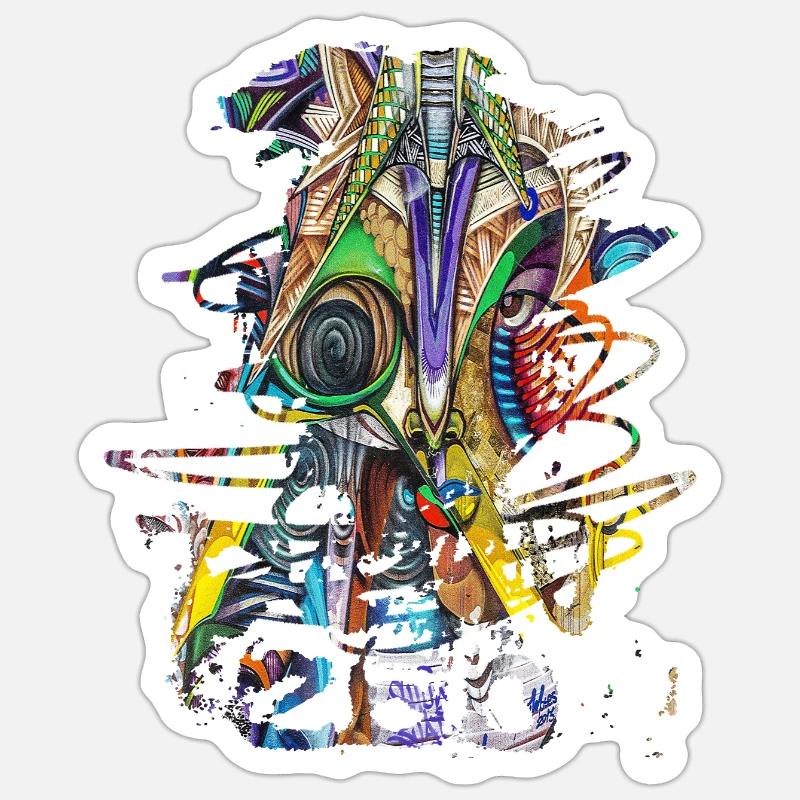 Graffiti Kunst Graffiti Stil Graffiti Splash Sticker Größe S (10 x 10 cm)