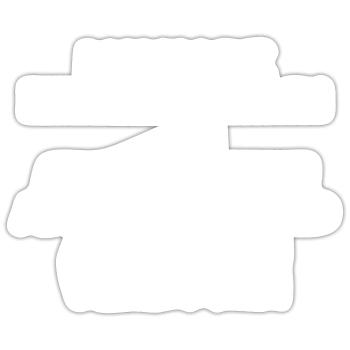 Ich Habe Eine Freundin Ansprechen Verboten - Sticker Größe S (10 x 10 cm) - Mattweiß - Vorne