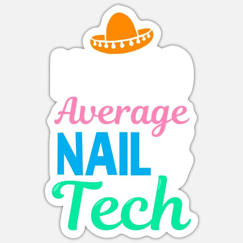 Nail Tech Nacho Moyenne Nail Tech Cinco De Mayo Sticker taille S (10 x 10 cm)