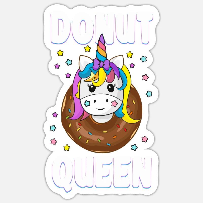 Donut Doughnut Baking Cake Baker Sticker Größe S (10 x 10 cm)