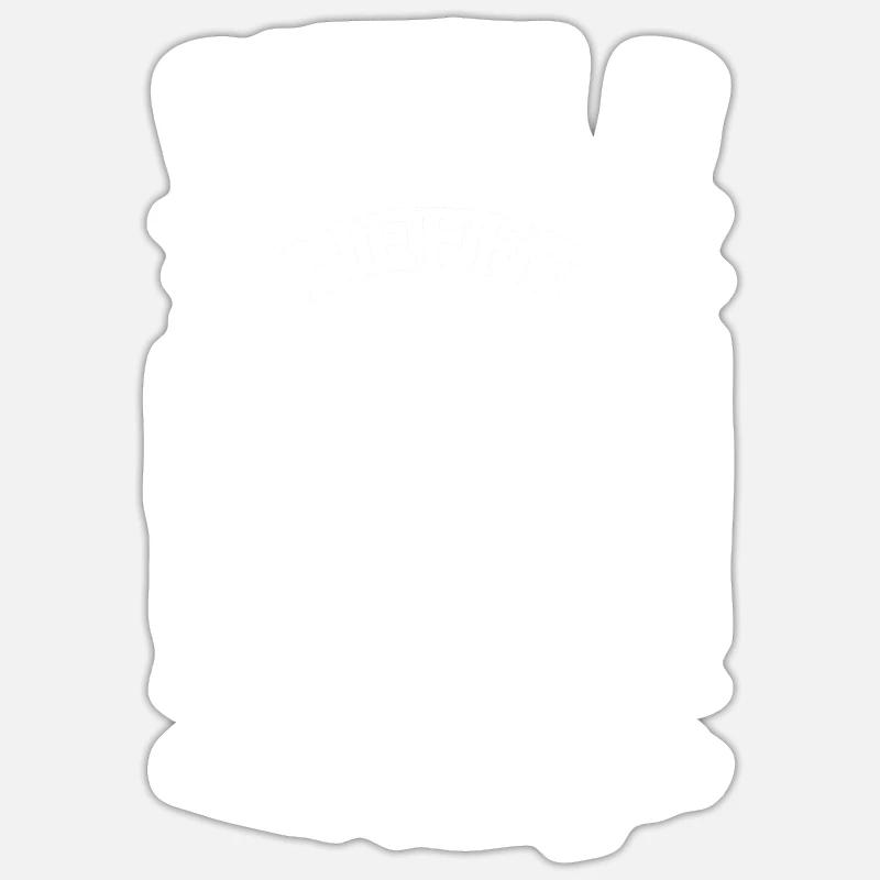 Onkel Neffe Neffen Geschenk - Sticker Größe S (10 x 10 cm) - Mattweiß