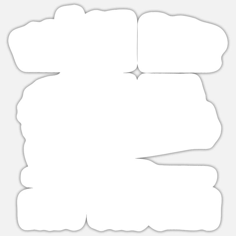 MÖGE DER WALD MIT DIR SEIN Sticker Größe S (10 x 10 cm)