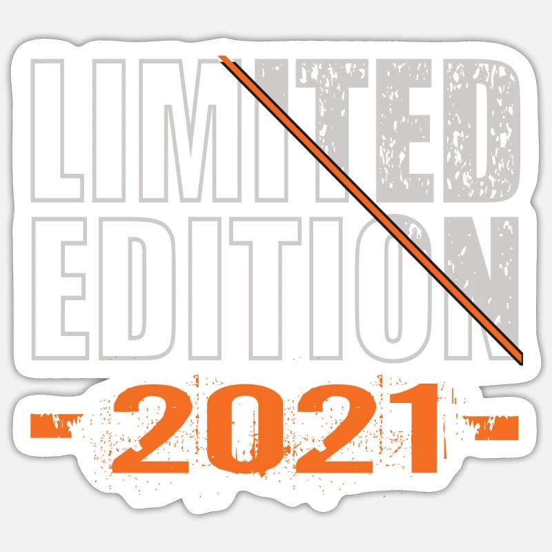 Édition limitée 2021 - Sticker taille S (10 x 10 cm) - blanc mat