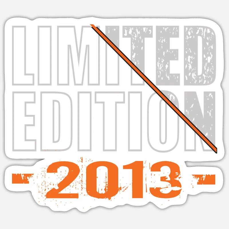 Édition limitée 2013 - Sticker taille S (10 x 10 cm) - blanc mat
