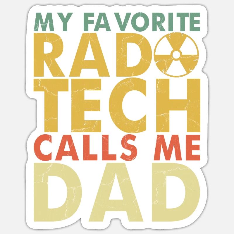 Radiology Xray Rad Tech Pharmacy Tech Phlebotomist Sticker size S (10 x 10 cm)